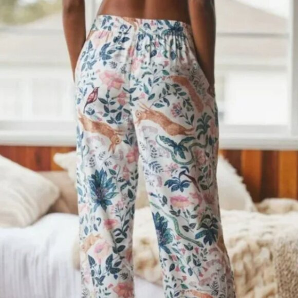 Anthropologie Kelly Louise Judd forest fable flannel pajama pants size XS - Picture 3 of 11